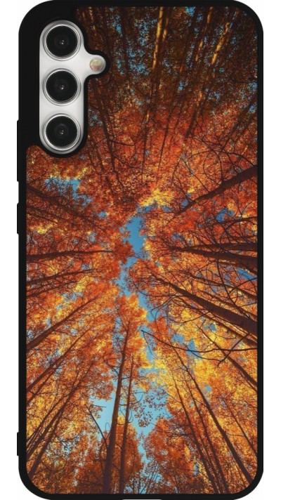 Coque Samsung Galaxy A34 5G - Silicone rigide noir Autumn 25 Trees