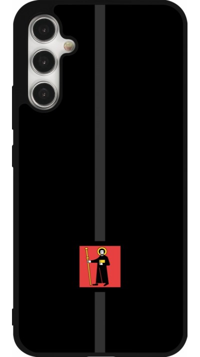 Coque Samsung Galaxy A34 5G - Silicone rigide noir Canton GL noir