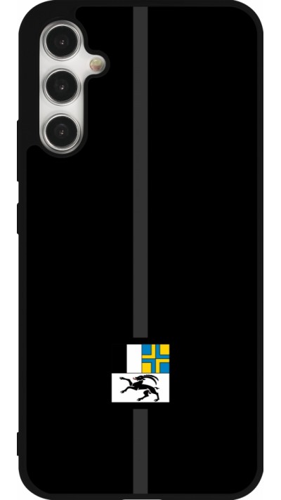 Coque Samsung Galaxy A34 5G - Silicone rigide noir Canton GR noir