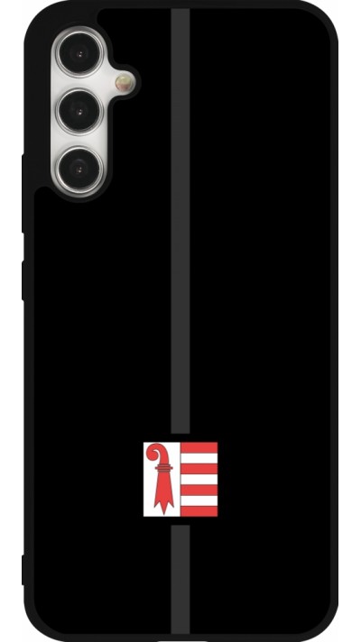Coque Samsung Galaxy A34 5G - Silicone rigide noir Canton JU noir