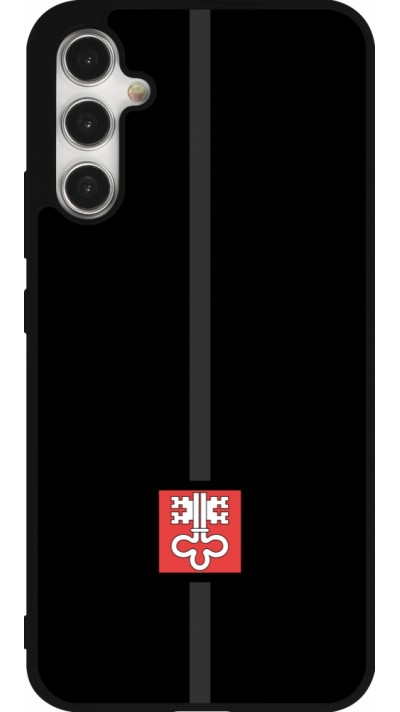 Coque Samsung Galaxy A34 5G - Silicone rigide noir Canton NW noir