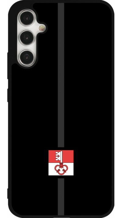Coque Samsung Galaxy A34 5G - Silicone rigide noir Canton OW noir