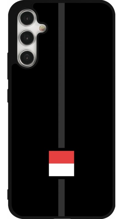 Coque Samsung Galaxy A34 5G - Silicone rigide noir Canton SO noir