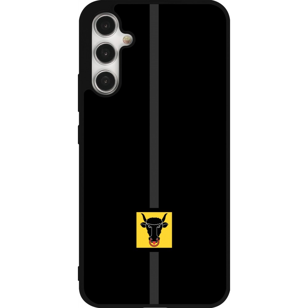 Coque Samsung Galaxy A34 5G - Silicone rigide noir Canton UR noir