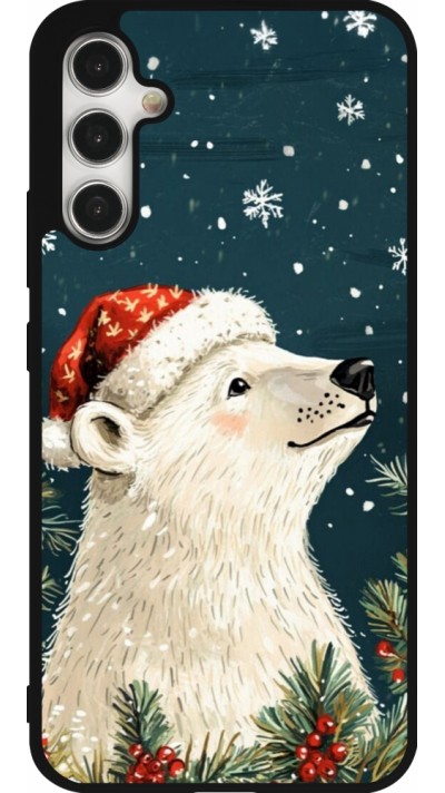 Samsung Galaxy A34 5G Case Hülle - Silikon schwarz Christmas 25 Bear