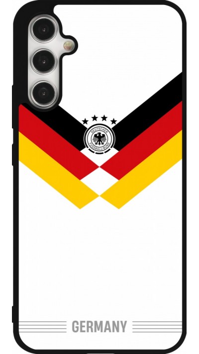 Coque Samsung Galaxy A34 5G - Silicone rigide noir Maillot de football Allemagne 2026 personnalisable