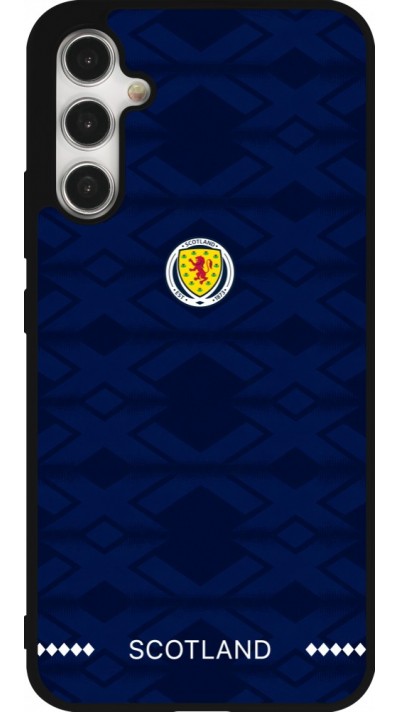 Coque Samsung Galaxy A34 5G - Silicone rigide noir Maillot de football Ecosse 2026 personnalisable