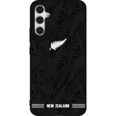 Coque Samsung Galaxy A34 5G - Silicone rigide noir Maillot de football Nouvelle-Zélande 2026 personnalisable