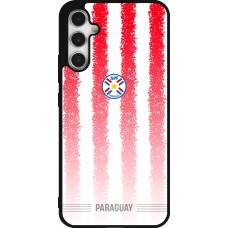 Coque Samsung Galaxy A34 5G - Silicone rigide noir Maillot de football Paraguay 2026 personnalisable