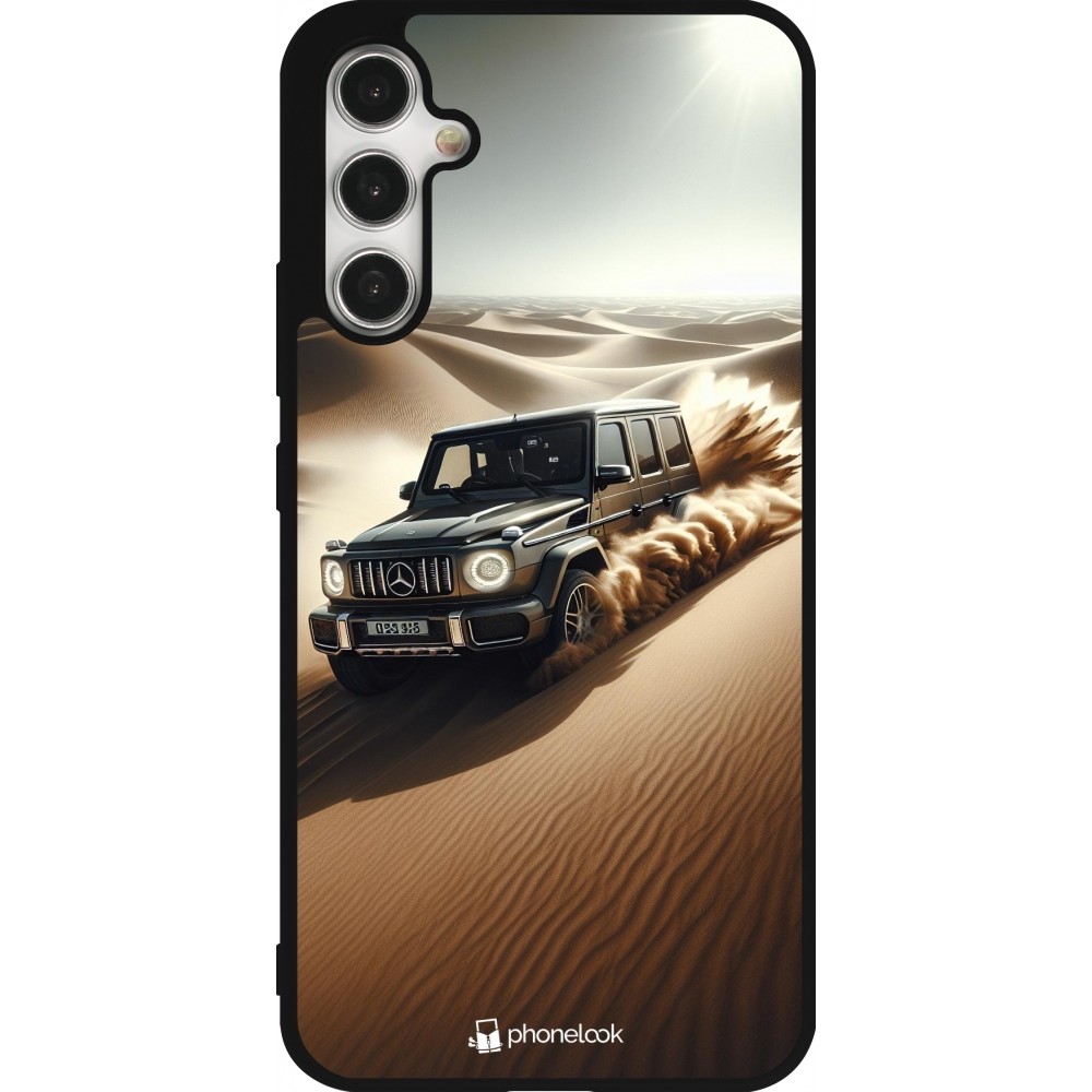 Coque Samsung Galaxy A34 5G - Silicone rigide noir Mercedes G Drift Desert