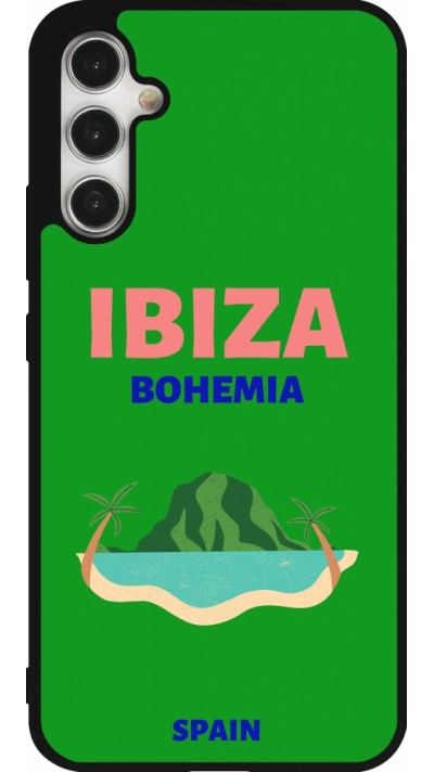 Samsung Galaxy A34 5G Case Hülle - Silikon schwarz Pop Summer Destination Ibiza