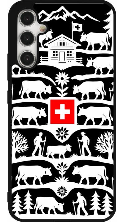 Samsung Galaxy A34 5G Case Hülle - Silikon schwarz Poya Schweiz 3 schwarz