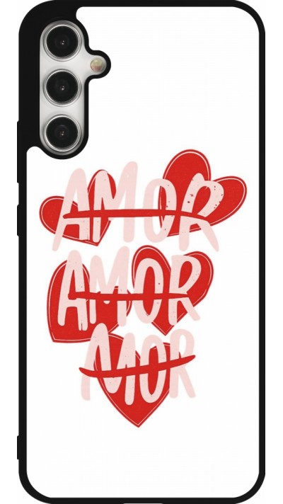 Samsung Galaxy A34 5G Case Hülle - Silikon schwarz Saint Valentines Day 26 Amor