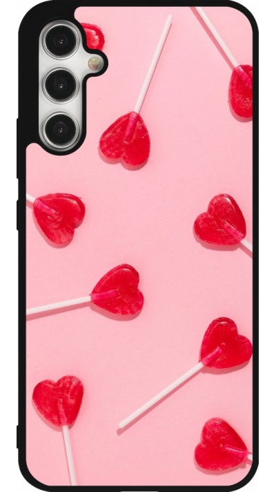 Samsung Galaxy A34 5G Case Hülle - Silikon schwarz Saint Valentines Day 26 Lollipop