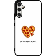 Coque Samsung Galaxy A34 5G - Silicone rigide noir Saint Valentines Day 26 You have my pizza heart