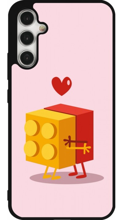 Samsung Galaxy A34 5G Case Hülle - Silikon schwarz Saint Valentines Day 26 Puzzle