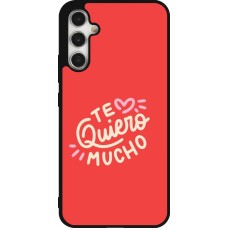 Coque Samsung Galaxy A34 5G - Silicone rigide noir Saint Valentines Day 26 Te quiero mucho