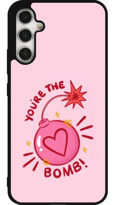 Samsung Galaxy A34 5G Case Hülle - Silikon schwarz Saint Valentines Day 26 You are the bomb