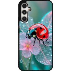 Coque Samsung Galaxy A34 5G - Silicone rigide noir Ladybird in bloom Spring 2026