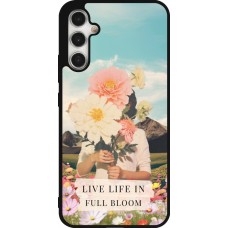 Samsung Galaxy A34 5G Case Hülle - Silikon schwarz Live life in full moon Spring 2026
