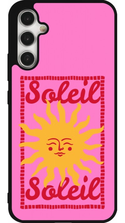 Coque Samsung Galaxy A34 5G - Silicone rigide noir Sun sun 2026