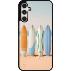 Coque Samsung Galaxy A34 5G - Silicone rigide noir Summer surfboard 2025
