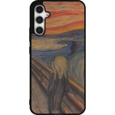 Coque Samsung Galaxy A34 5G - Silicone rigide noir Tableau art - Le Cri - Edvard Munch