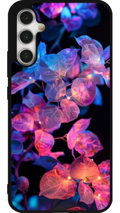 Coque Samsung Galaxy A34 5G - Silicone rigide noir Artificial vegetation 2025