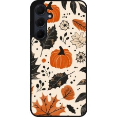 Coque Samsung Galaxy A35 5G - Silicone rigide noir Autumn 2024 nature