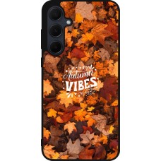 Samsung Galaxy A35 5G Case Hülle - Silikon schwarz Autumn 25 Autumn vibes