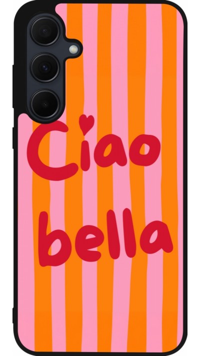 Coque Samsung Galaxy A35 5G - Silicone rigide noir Bye Bella 2026