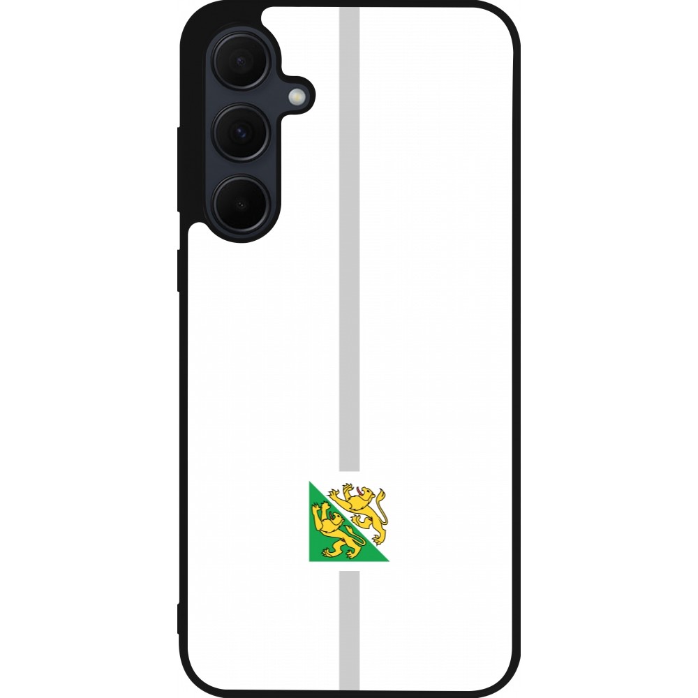 Samsung Galaxy A35 5G Case Hülle - Silikon schwarz Kanton TG weiss