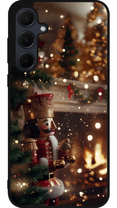 Coque Samsung Galaxy A35 5G - Silicone rigide noir Christmas 25 Xmas Nutcracker