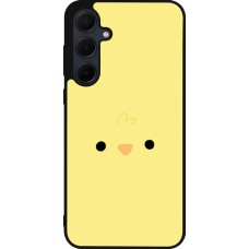 Coque Samsung Galaxy A35 5G - Silicone rigide noir Easter 2026 Little chicken