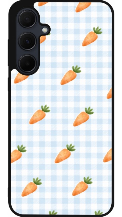 Coque Samsung Galaxy A35 5G - Silicone rigide noir Easter 2026 Pattern carrots