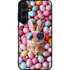 Coque Samsung Galaxy A35 5G - Silicone rigide noir Easter 2026 Rabbit fun