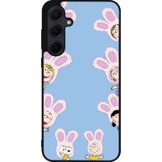 Coque Samsung Galaxy A35 5G - Silicone rigide noir Easter 2026 Snoopy