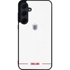 Coque Samsung Galaxy A35 5G - Silicone rigide noir Maillot de football Angleterre 2026 personnalisable
