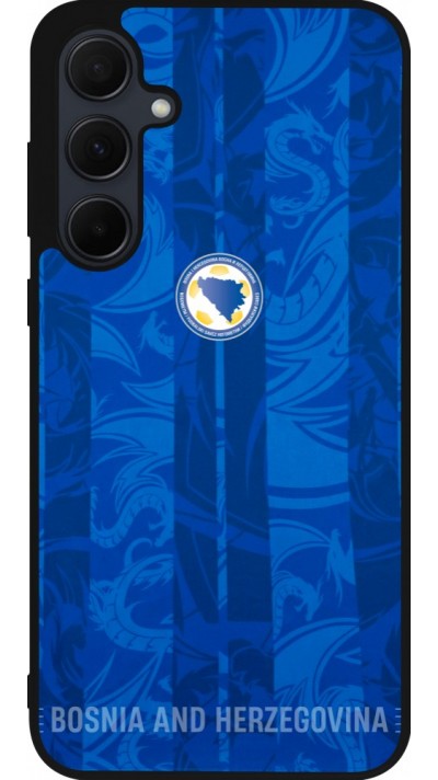 Coque Samsung Galaxy A35 5G - Silicone rigide noir Maillot de football Bosnie-Herzégovine 2026 personnalisable