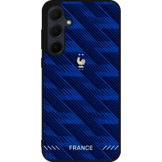 Coque Samsung Galaxy A35 5G - Silicone rigide noir Maillot de football France 2026 personnalisable
