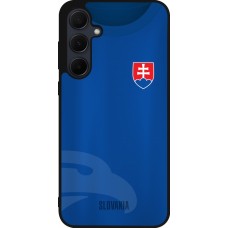 Coque Samsung Galaxy A35 5G - Silicone rigide noir Maillot de football Slovaquie