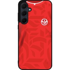 Samsung Galaxy A35 5G Case Hülle - Silikon schwarz Tunesien 2022 personalisierbares Fussballtrikot