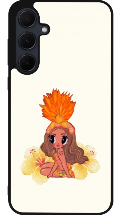 Coque Samsung Galaxy A35 5G - Silicone rigide noir Karol G Tropicoqueta
