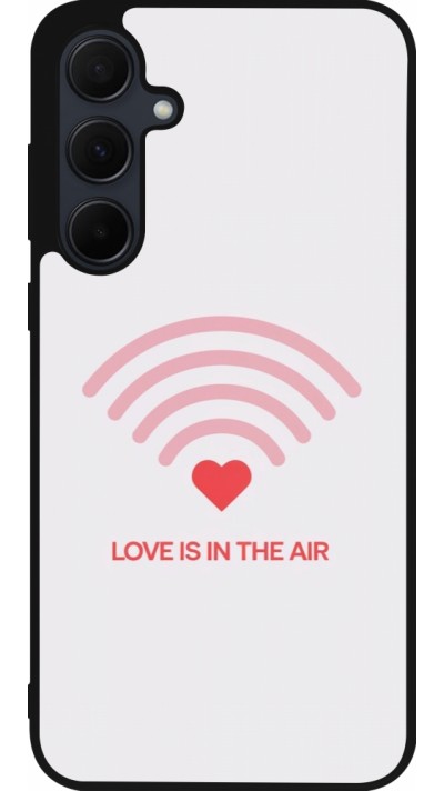 Samsung Galaxy A35 5G Case Hülle - Silikon schwarz Saint Valentines Day 26 Love is in the air