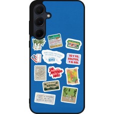 Coque Samsung Galaxy A35 5G - Silicone rigide noir Seals of the Dominican Republic DTMF