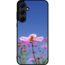 Coque Samsung Galaxy A35 5G - Silicone rigide noir Bee on a flower 2026