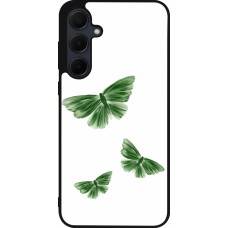 Coque Samsung Galaxy A35 5G - Silicone rigide noir Butterflies Spring 2026