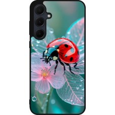 Coque Samsung Galaxy A35 5G - Silicone rigide noir Ladybird in bloom 2026