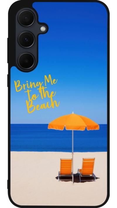Coque Samsung Galaxy A35 5G - Silicone rigide noir Summer 2025 Bring me to the beach