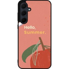 Coque Samsung Galaxy A35 5G - Silicone rigide noir Summer 2025 Hello summer